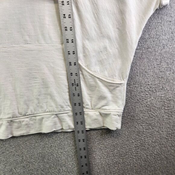 Chico Top Womens 0 White V Neck Dolman Pocket Tee Weekends Lounge T Shirt - Picture 8 of 14
